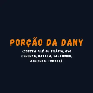 PORÇÃO DA DANY INTEIRA